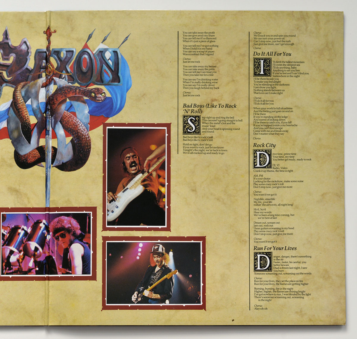 High Resolution Photo #13 SAXON - Crusader NWOBHM FOC